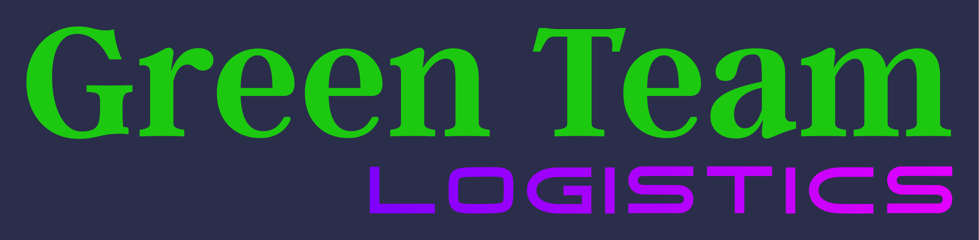 Logo for Green Team Logistics