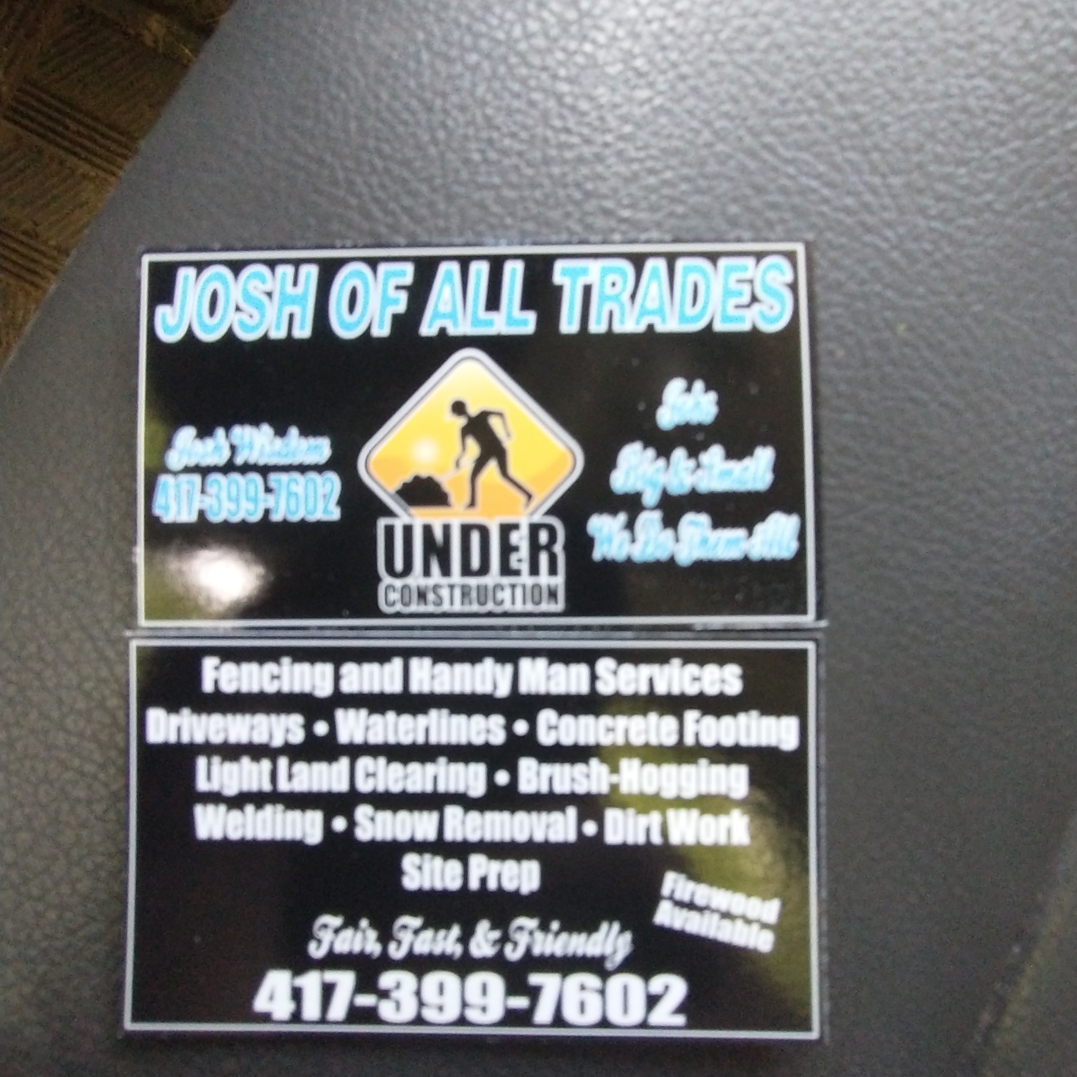Logo for Josh of all Trades