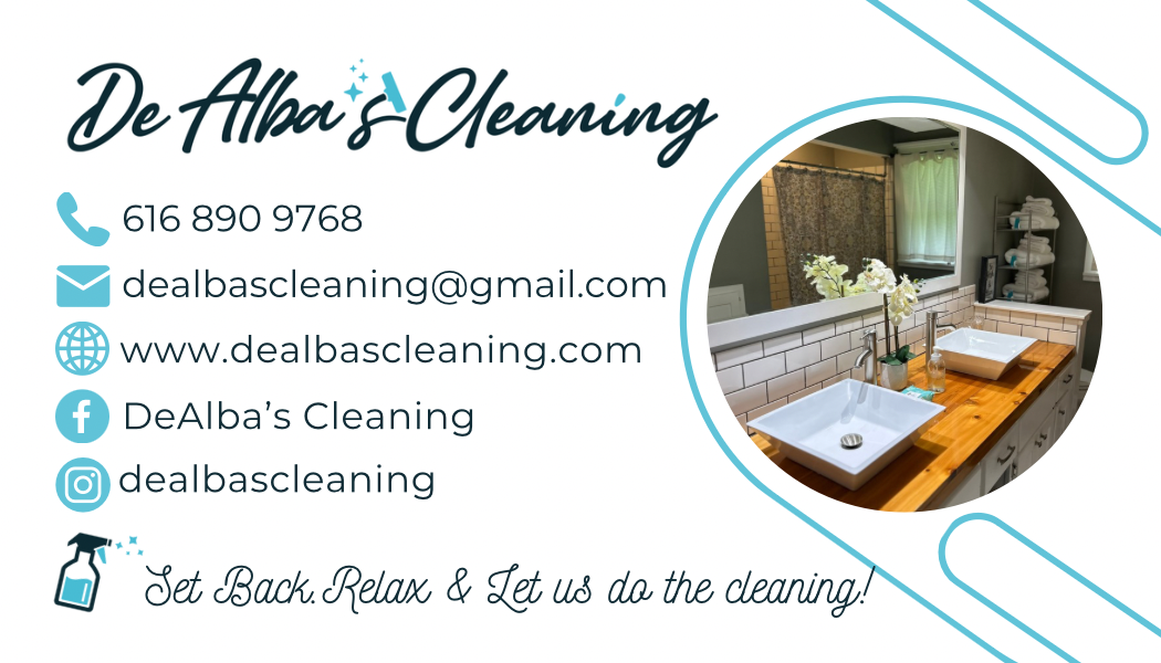 Logo for DeAlba’s Cleaning LLC