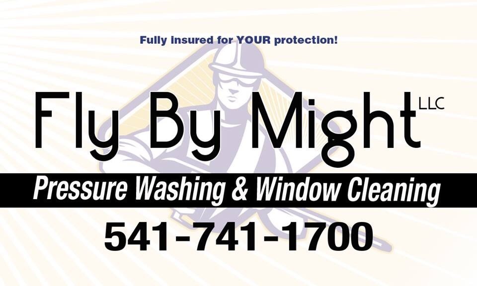 Logo for Fly By Might LLC Pressure Washing & Window Cleaning