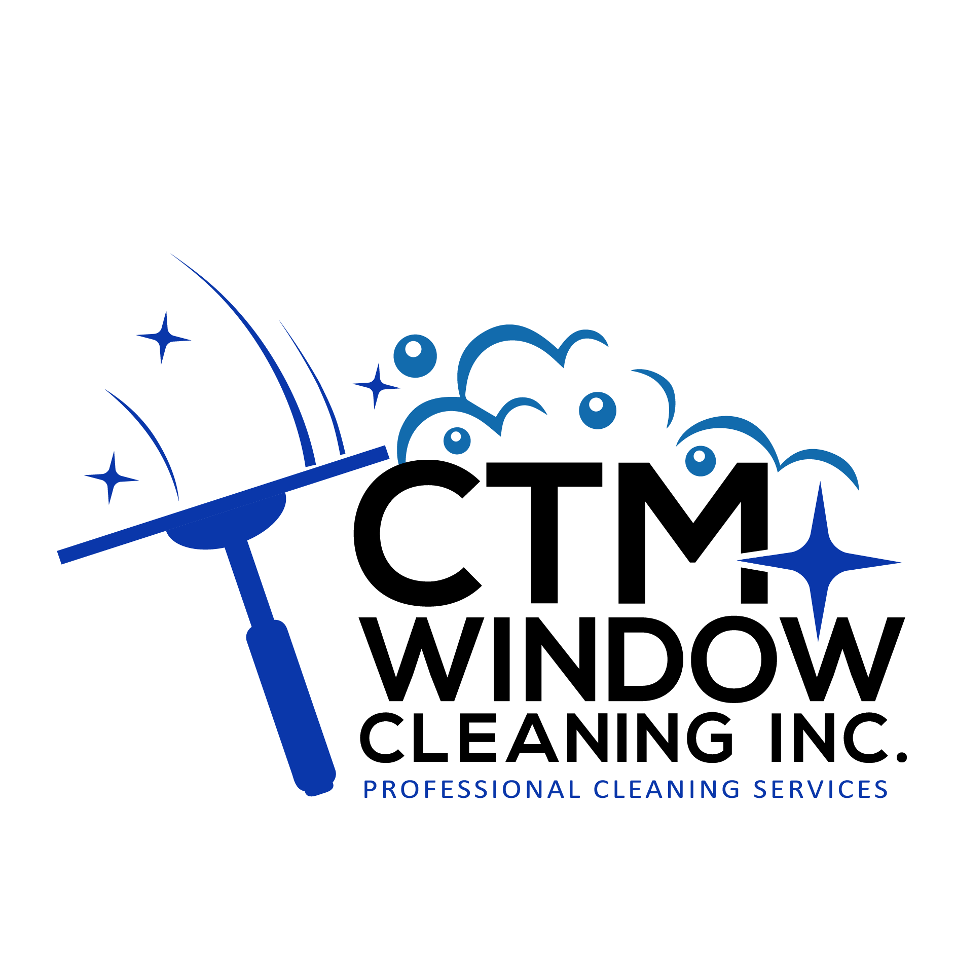 Logo for CTM WINDOW CLEANING