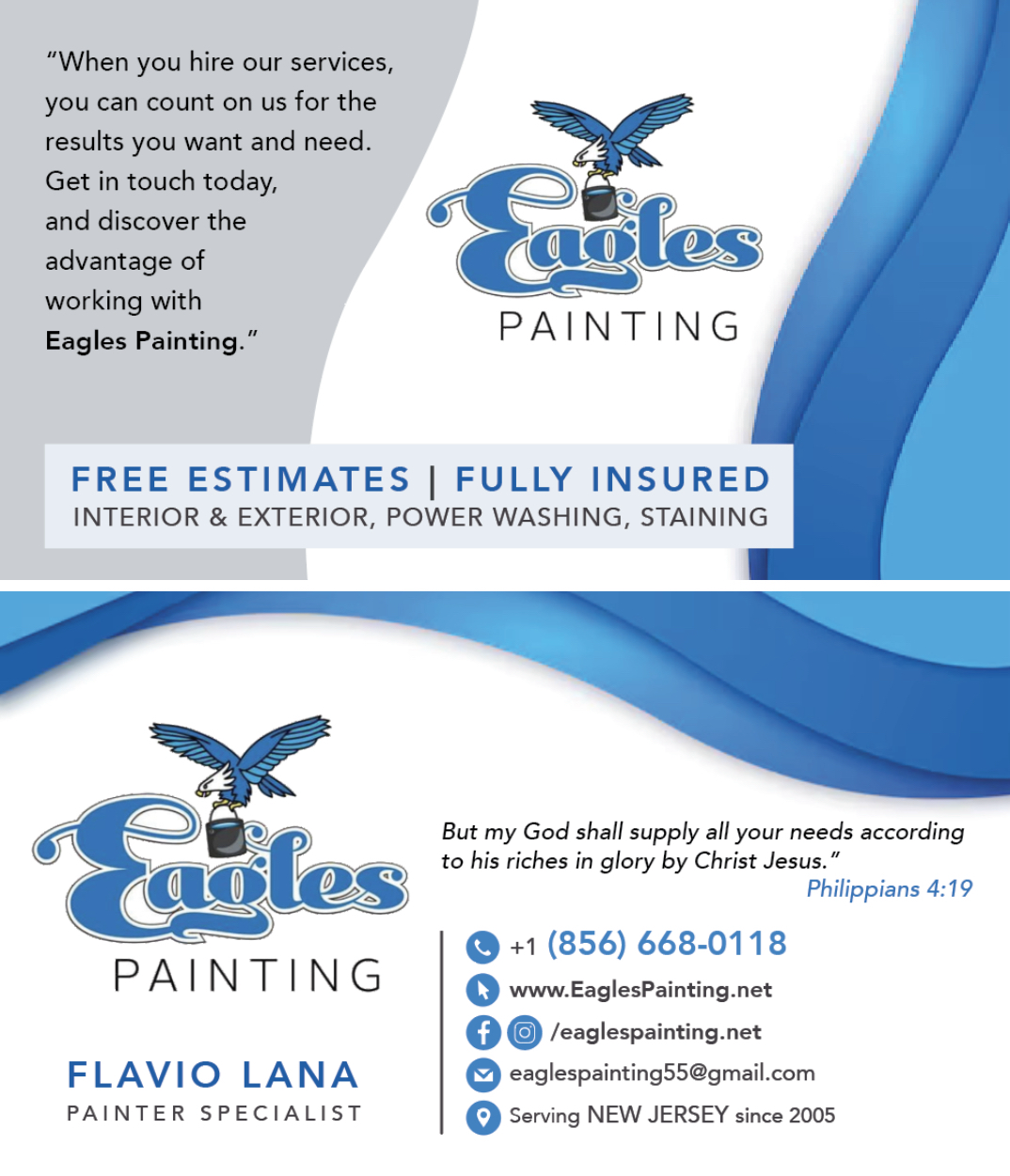 Logo for EaglesPainting