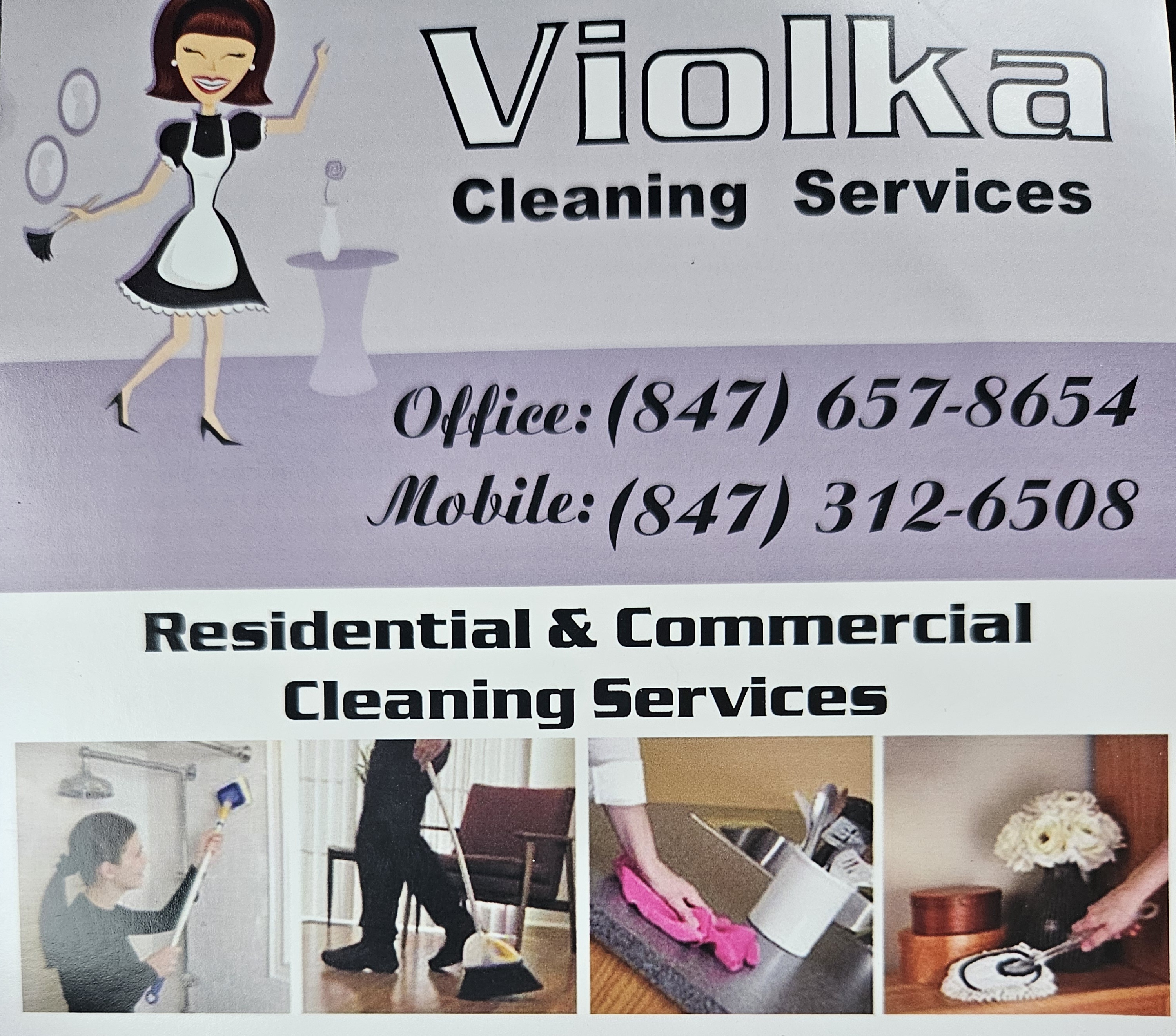 Logo for Violka Cleaning Service