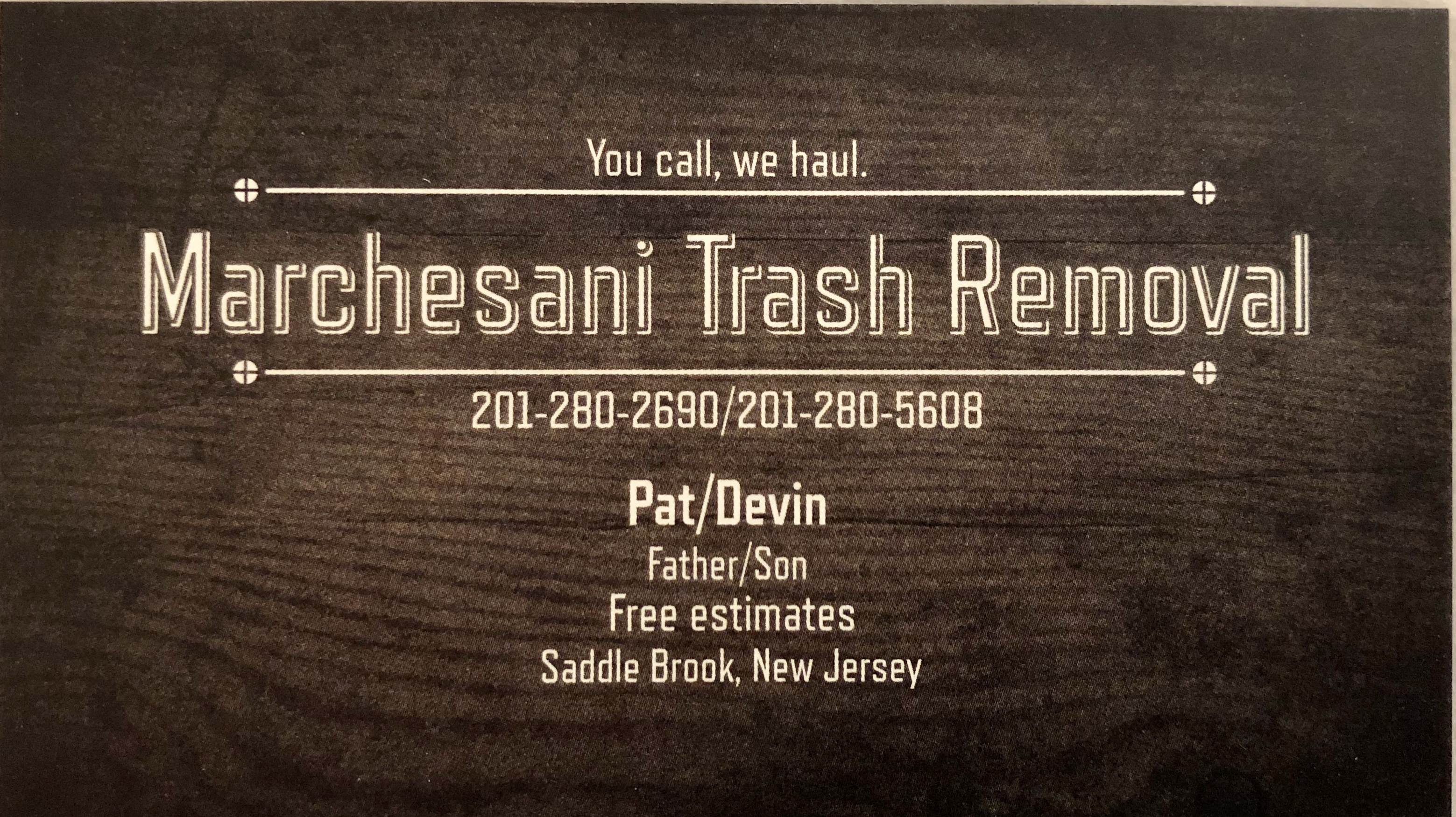 Logo for Marchesani Dumpster Service