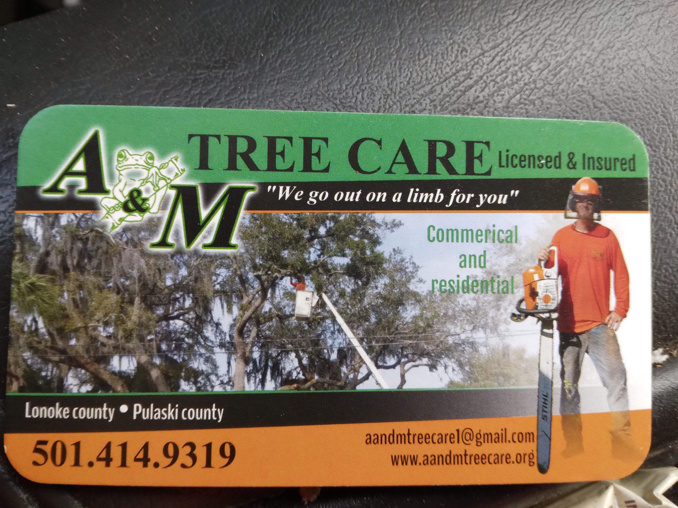 Logo for A&M Tree Care, LLC