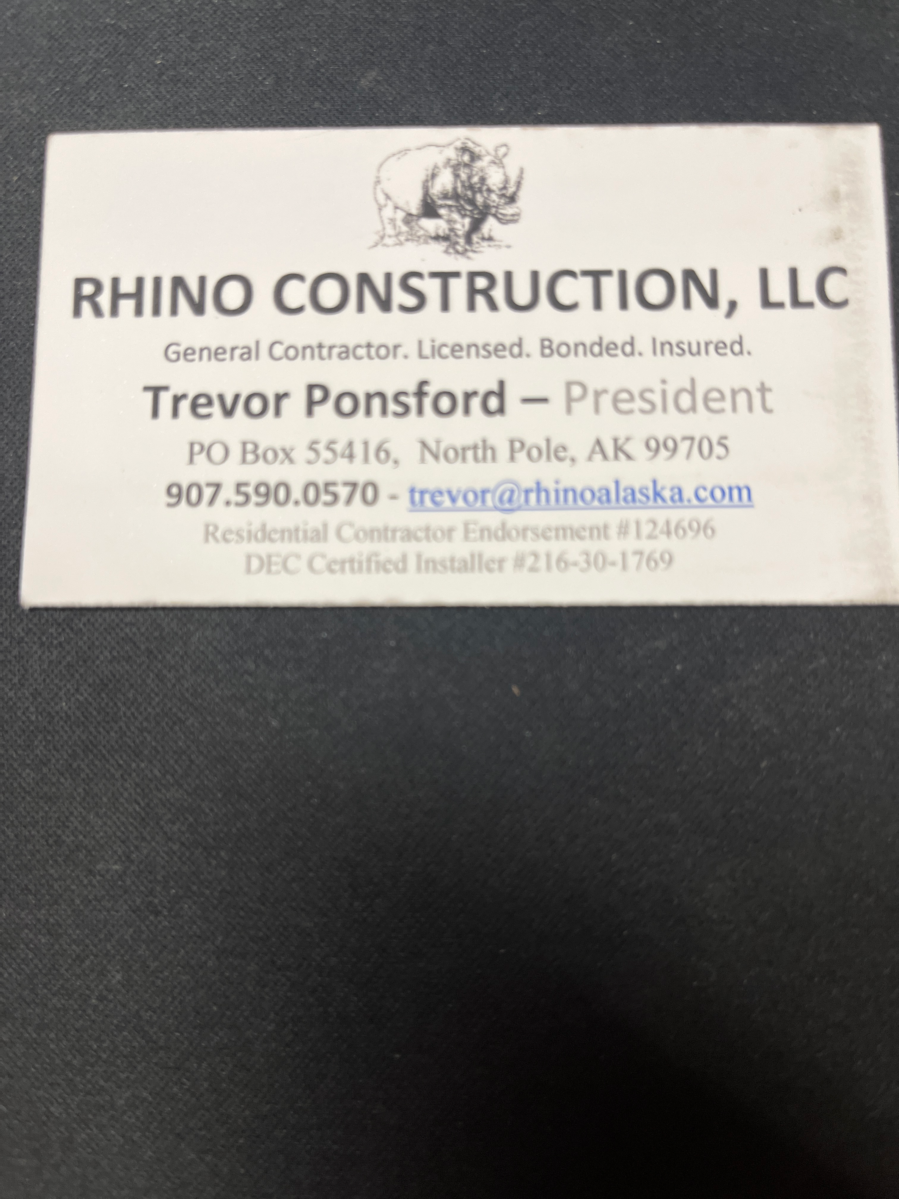Avatar for Rhino Construction