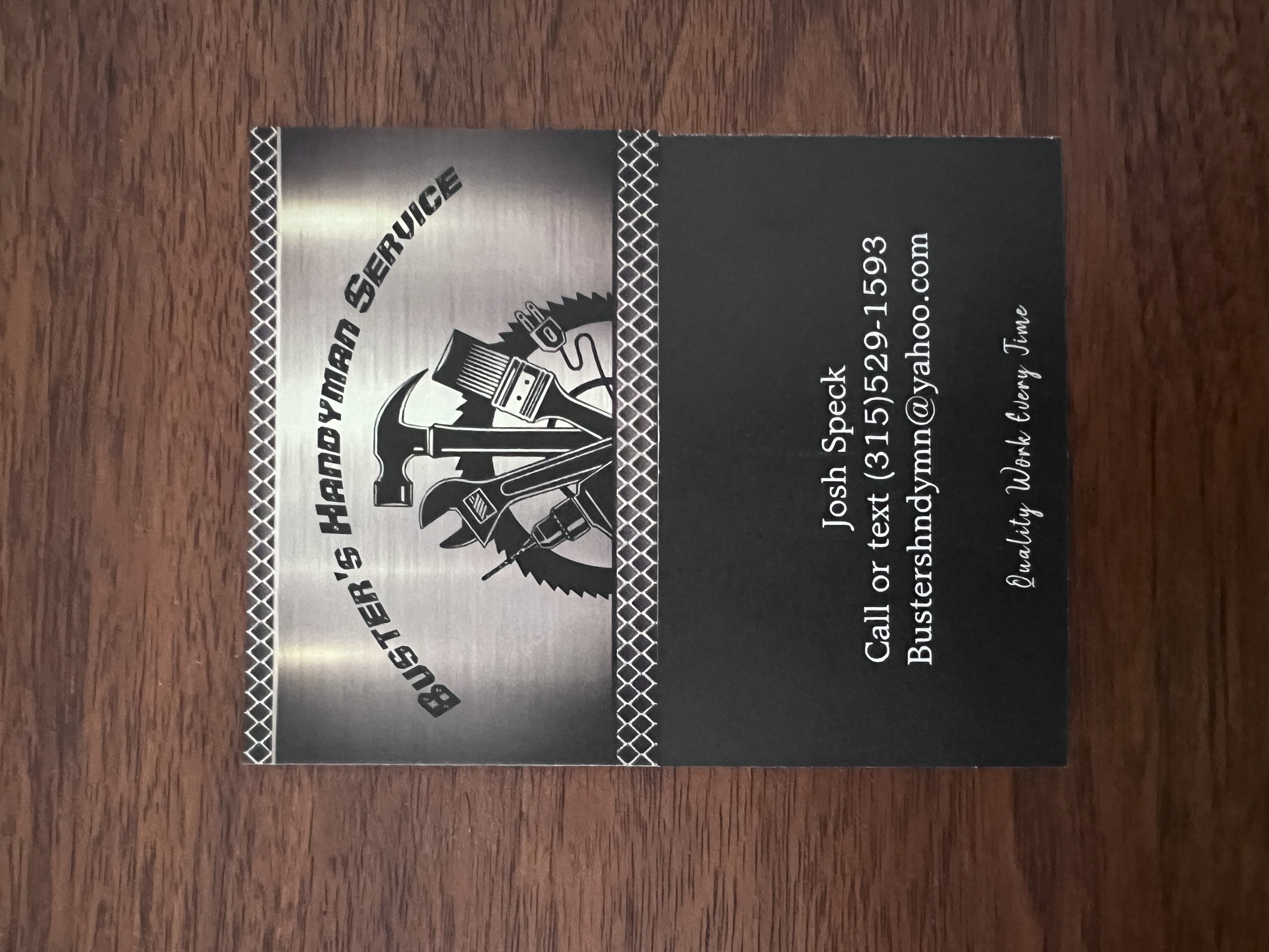 Logo for Buster's Handyman