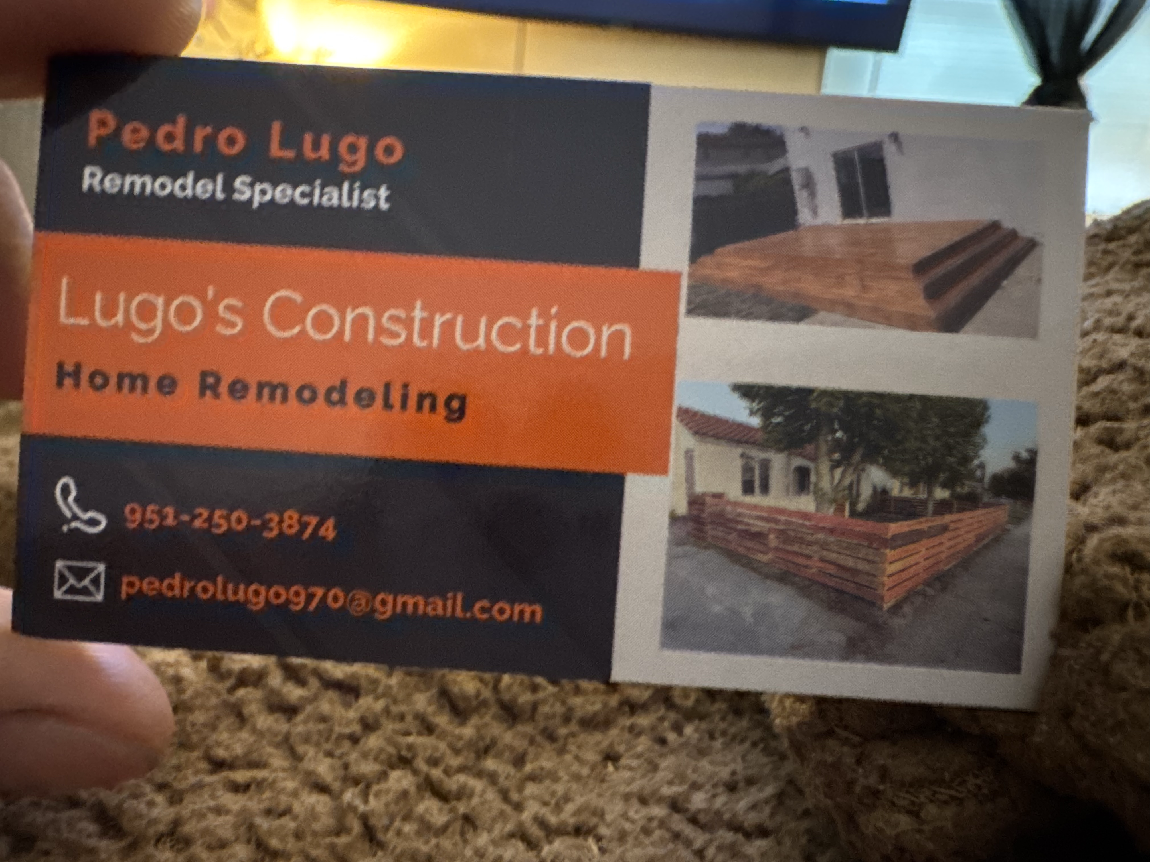 Logo for lugo's construction