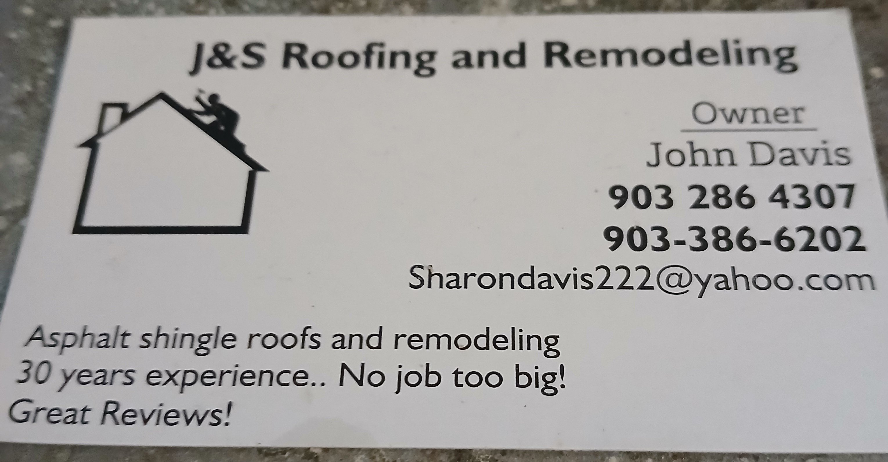 Avatar for J@S Decks/Patios & Roofing