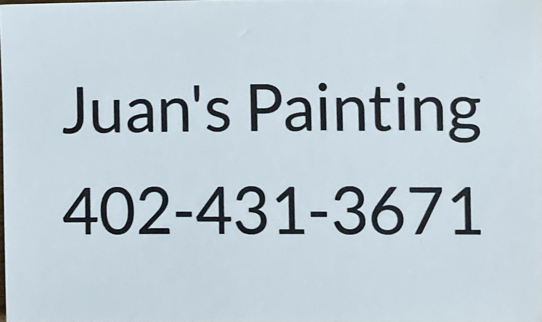 Logo for Juan's Painting