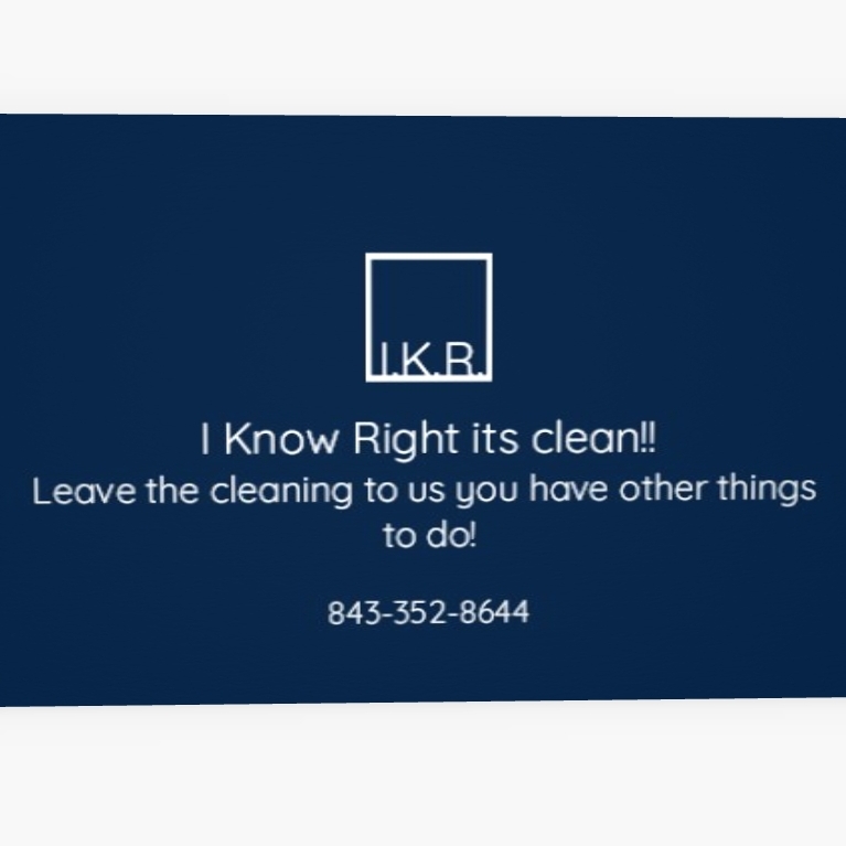 Logo for I.K.R. It's Clean