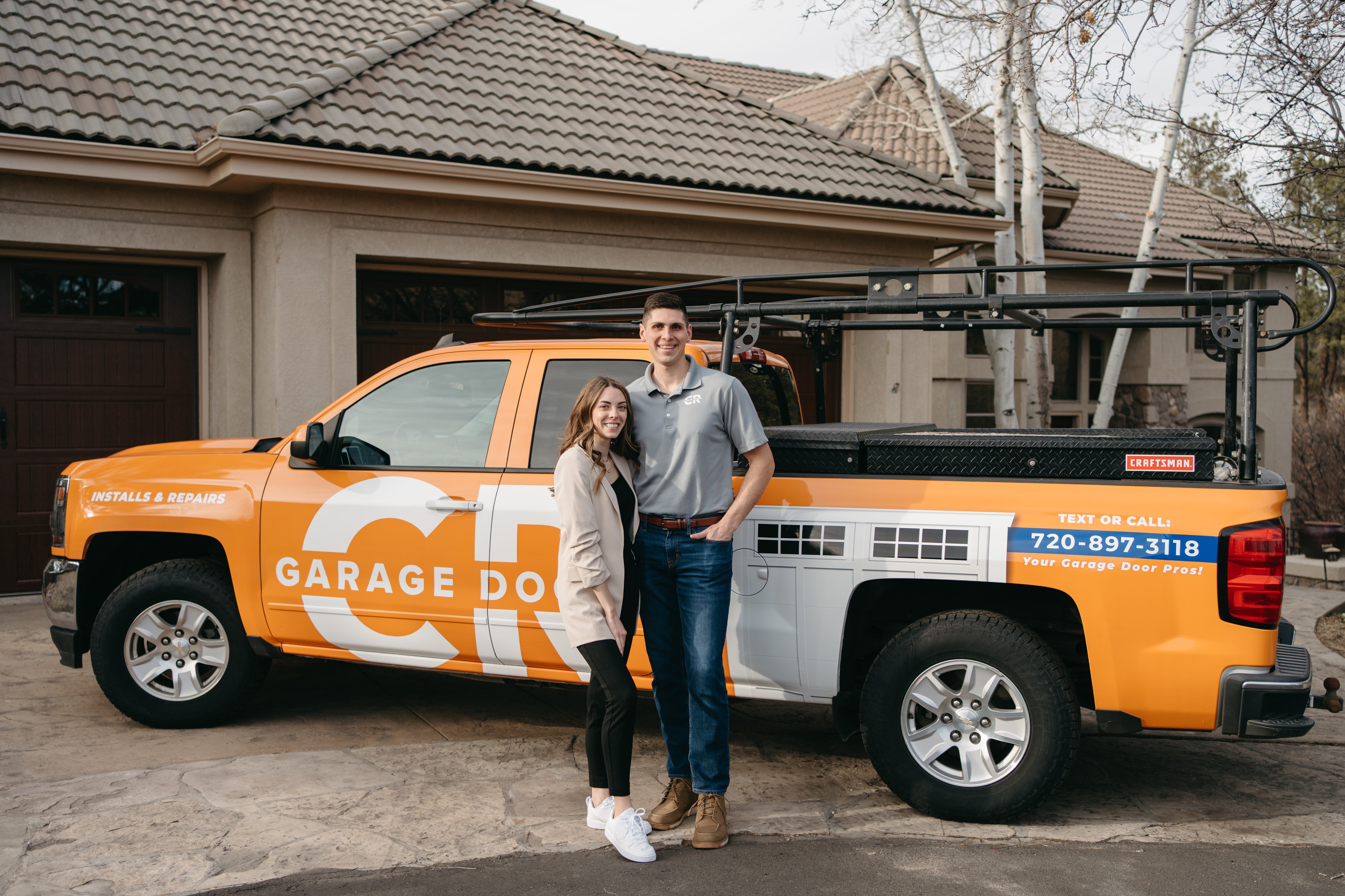 Logo for CR Garage Doors & Repairs