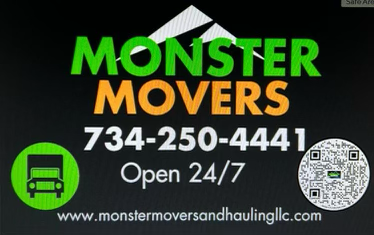 Logo for Monster Movers and Hauling LLC