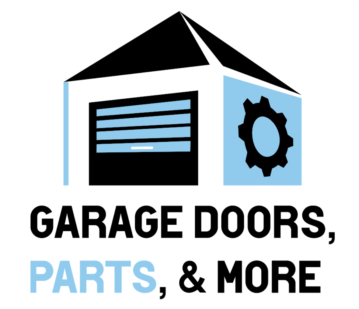 Logo for Garage Doors, Parts & More