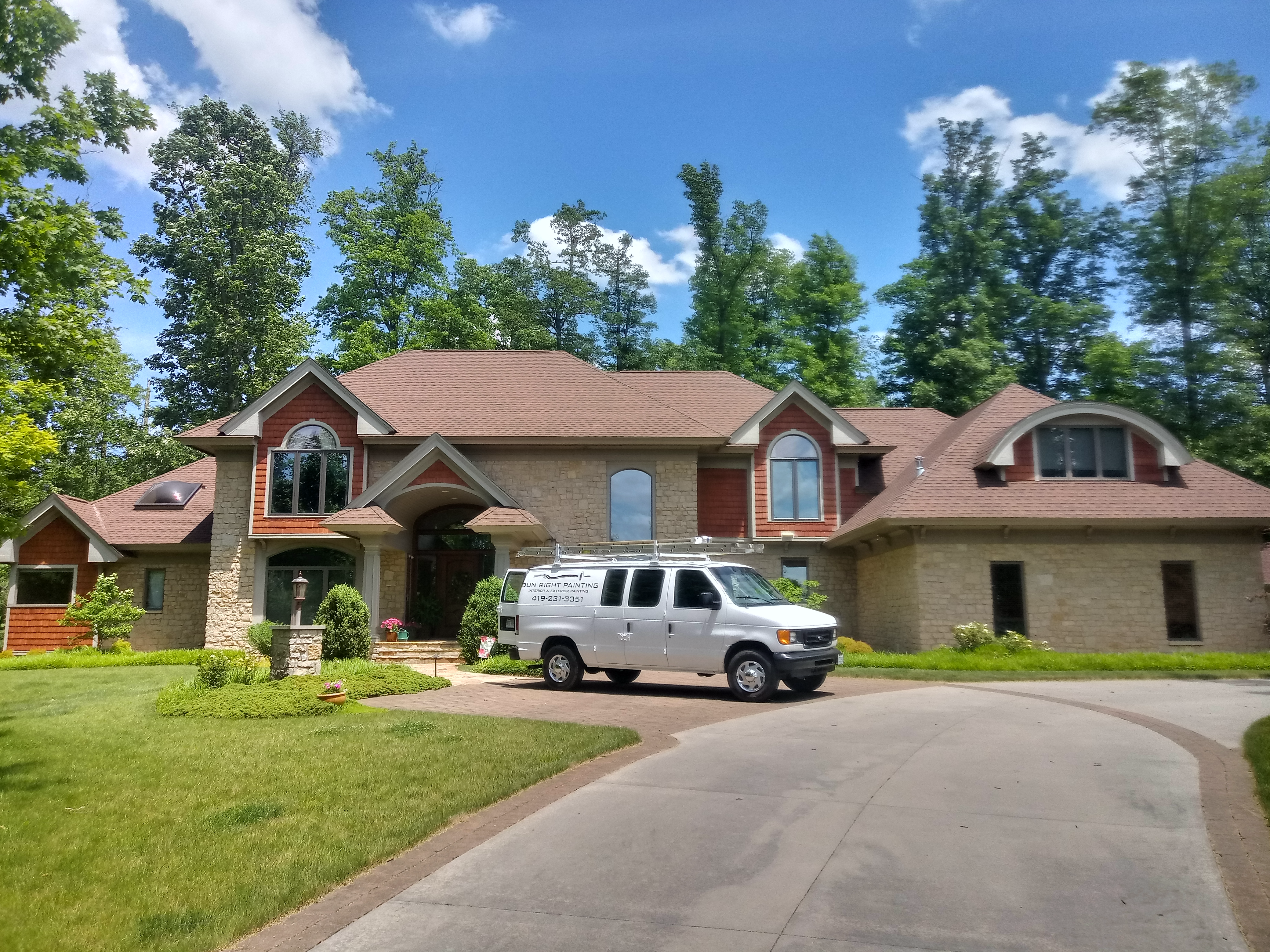 Logo for Dun Right Painting