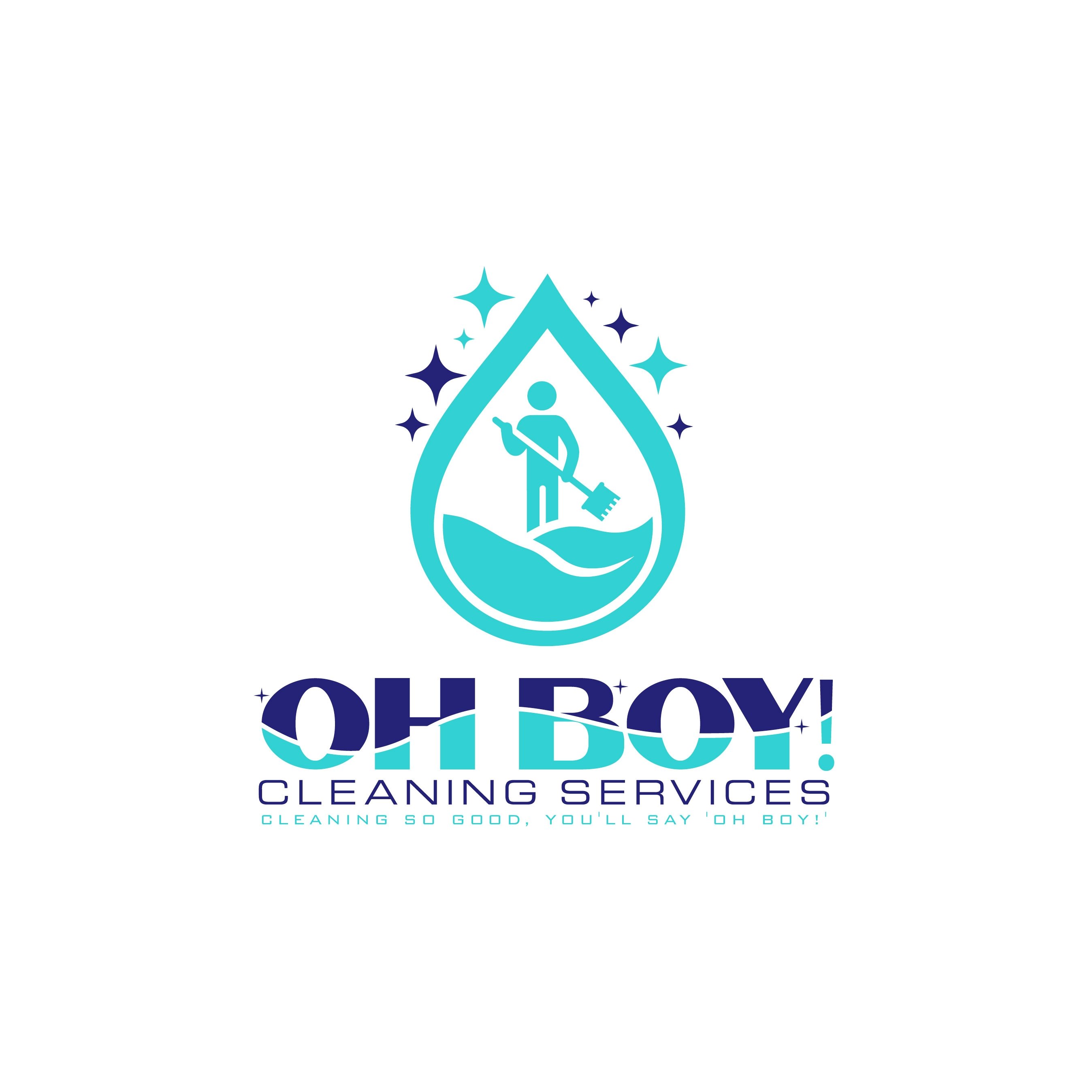 Logo for Oh Boy! Cleaning Services