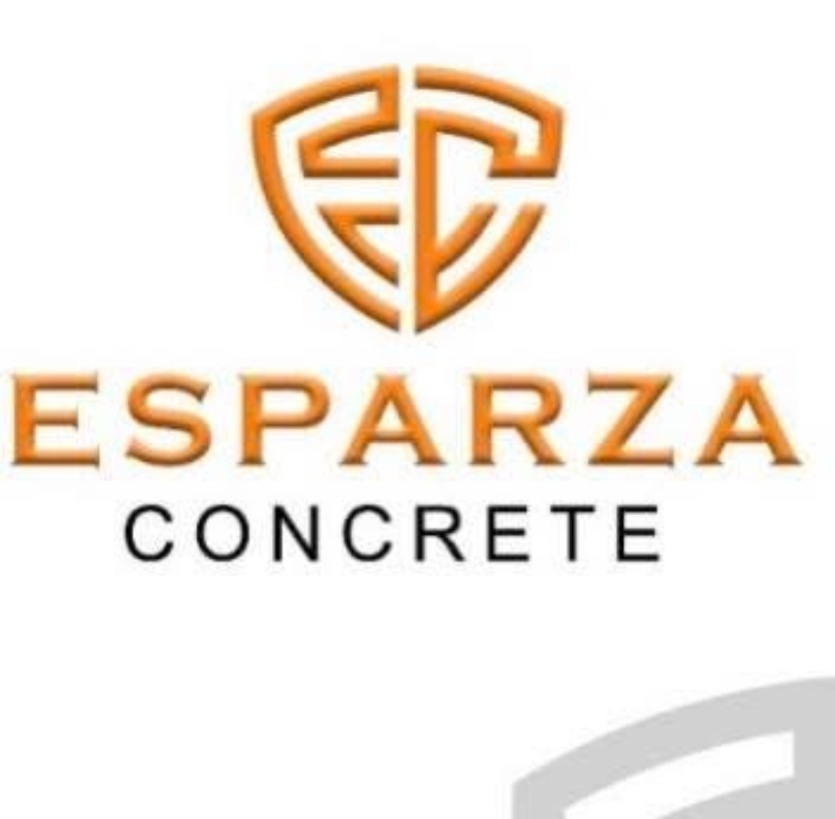 Logo for Esparza Concrete
