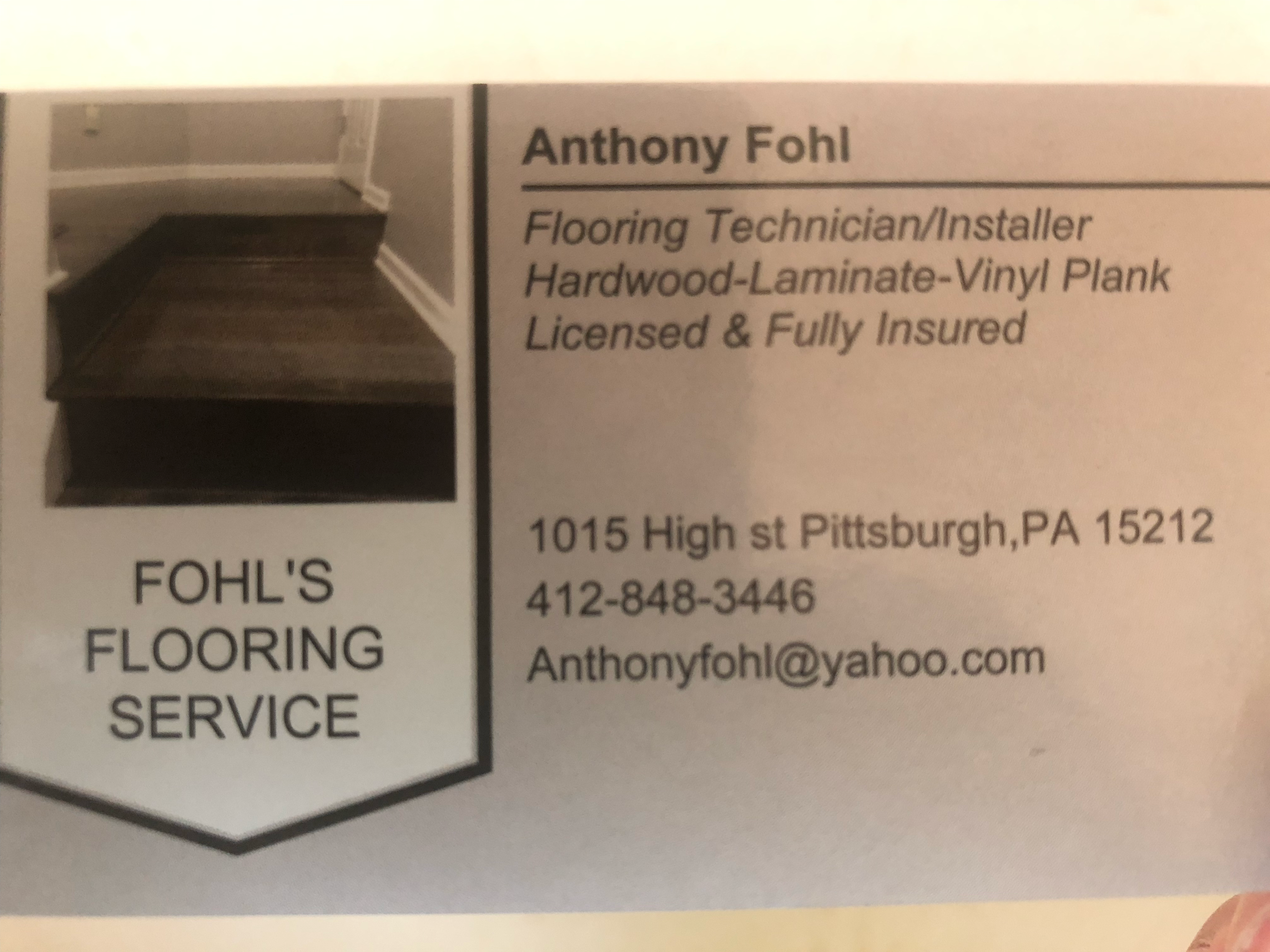 Avatar for Fohl's Flooring Service