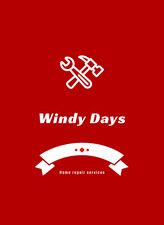 Logo for Windy Days Home Repair