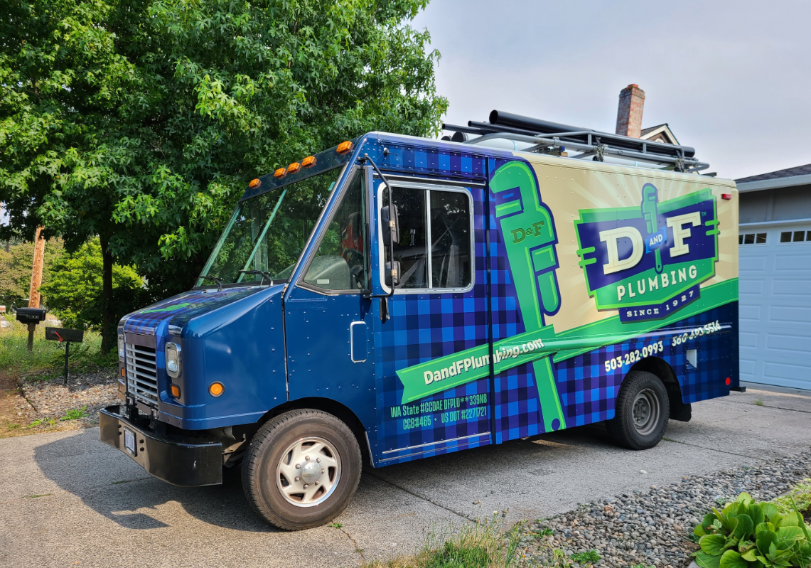 Logo for D & F Plumbing, Heating and Cooling