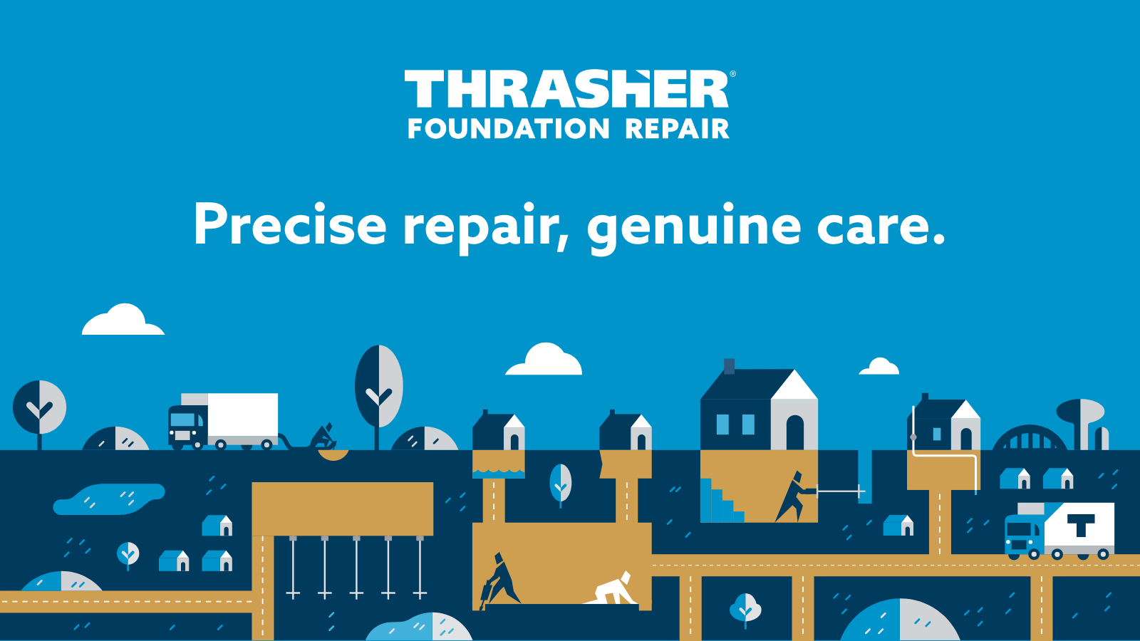 Logo for Thrasher Foundation Repair – Des Moines