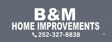 Logo for B & M Home Improvements