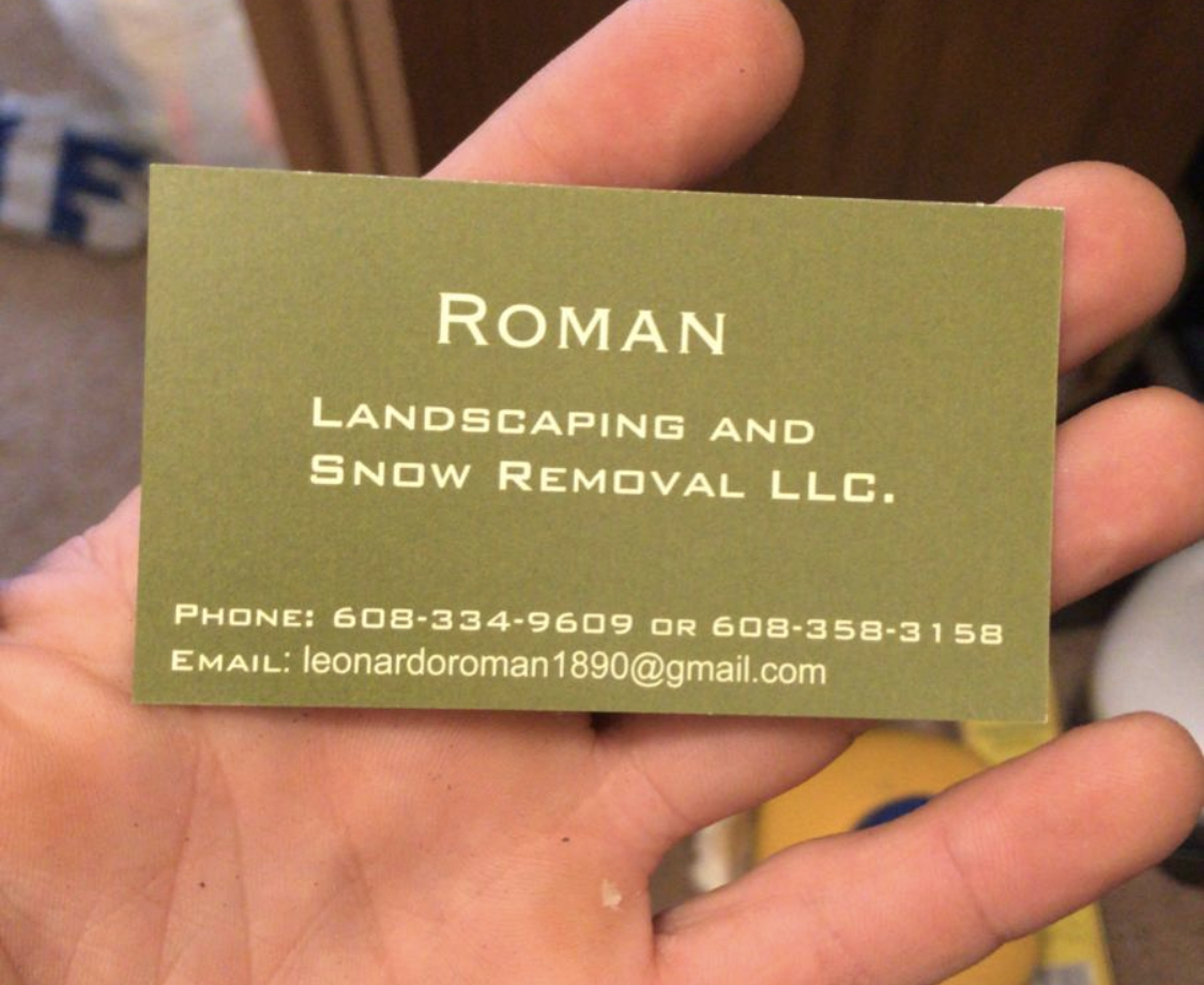 Logo for Roman Landscaping and Snow Removal