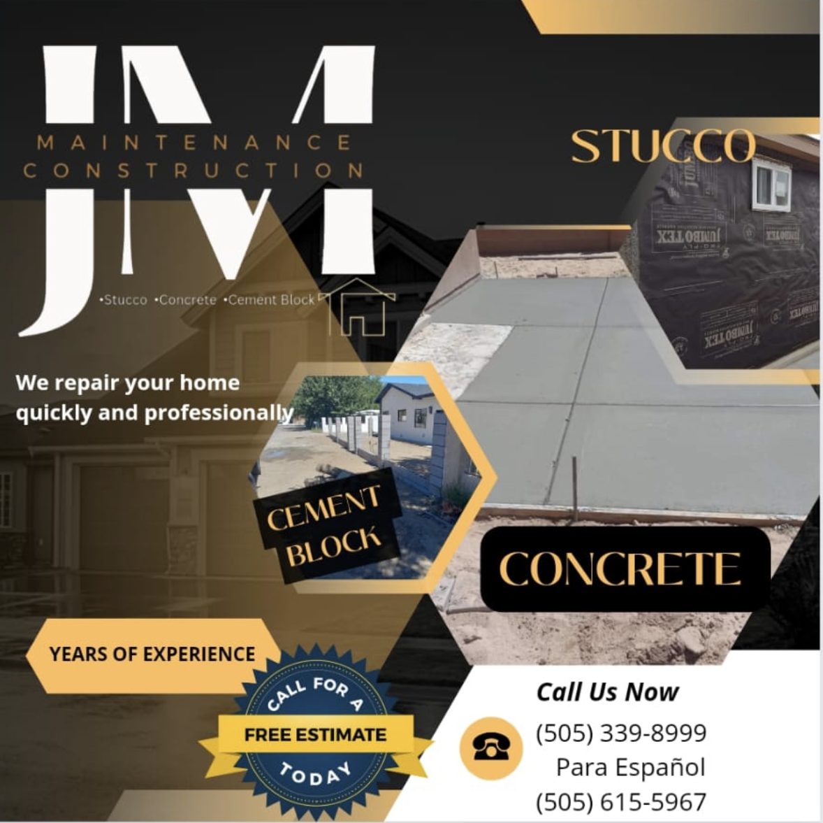 Logo for JM Maintenance Construction LLC