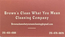 Avatar for Brown's clean what you mean cleaning company