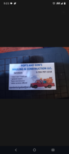 Avatar for Pops & Son's Hauling & Construction LLC
