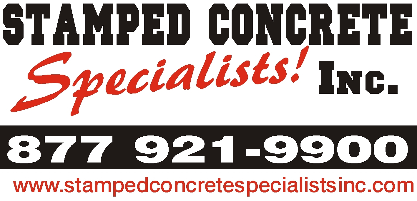 Stamped Concrete Specialists! Inc. logo