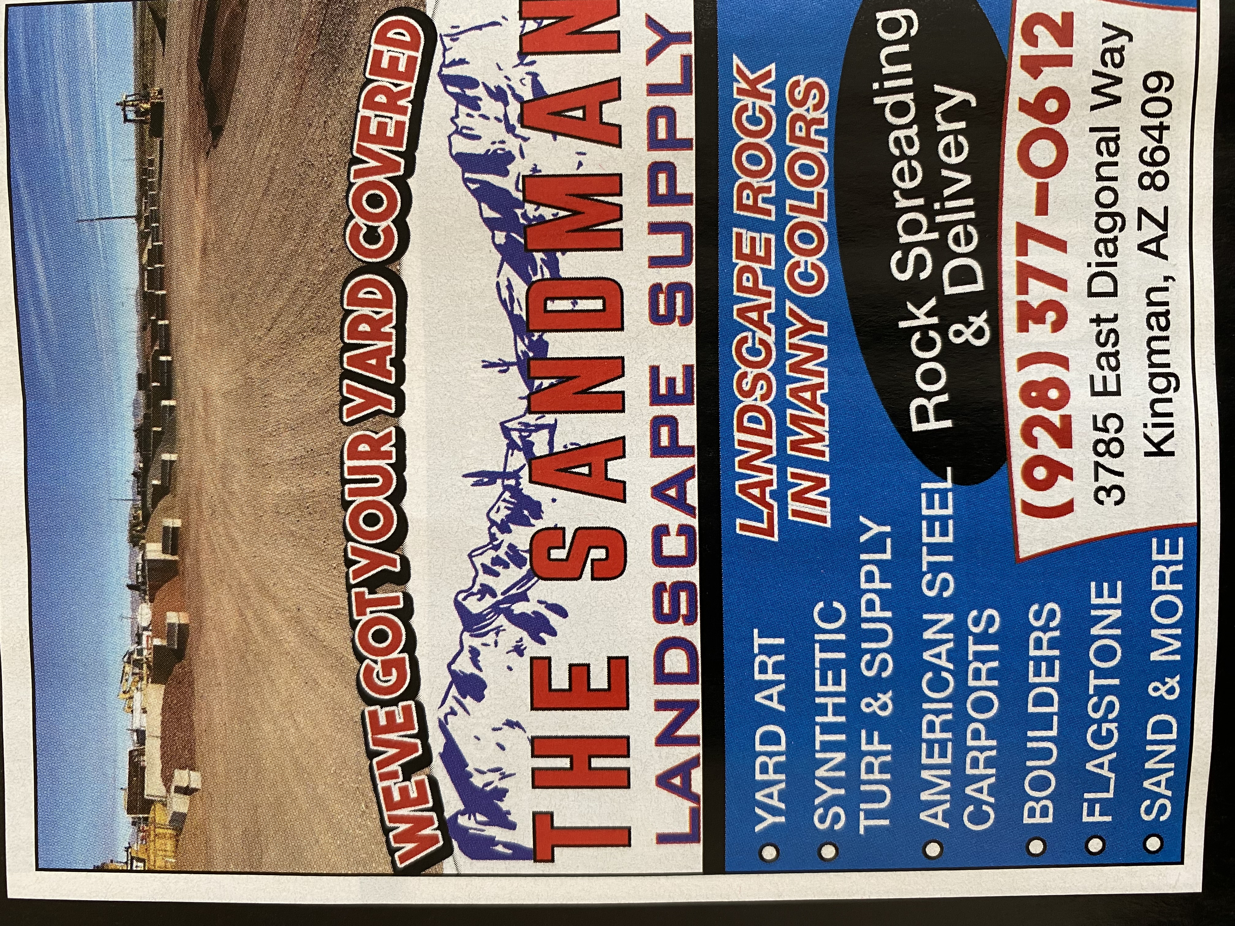 Logo for The Sandman Landscape Supply