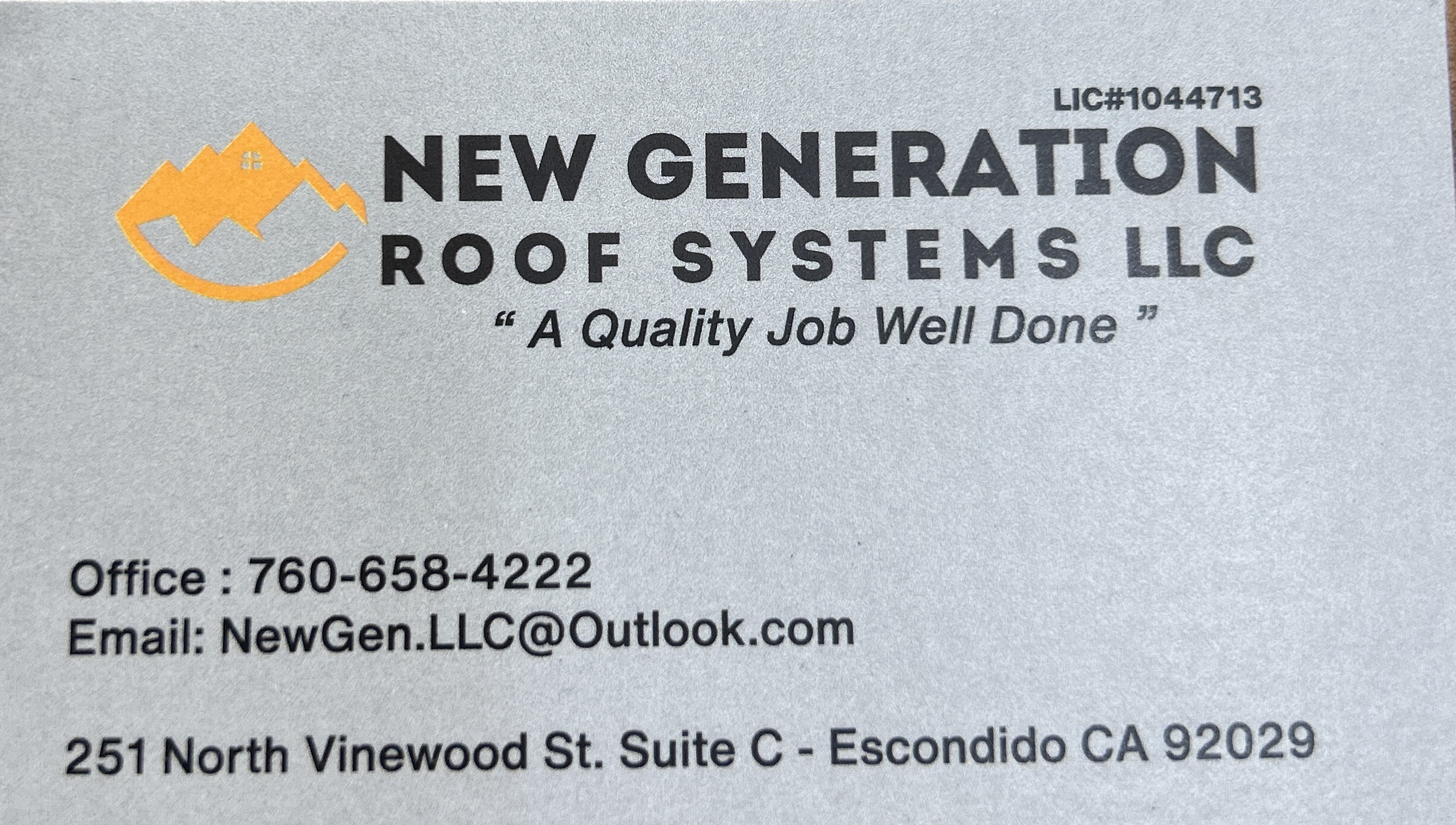 Avatar for NEW GENERATION ROOF SYSTEMS