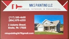 Logo for MKS Painting LLC