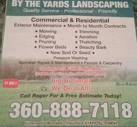 By the Yards Landscaping logo