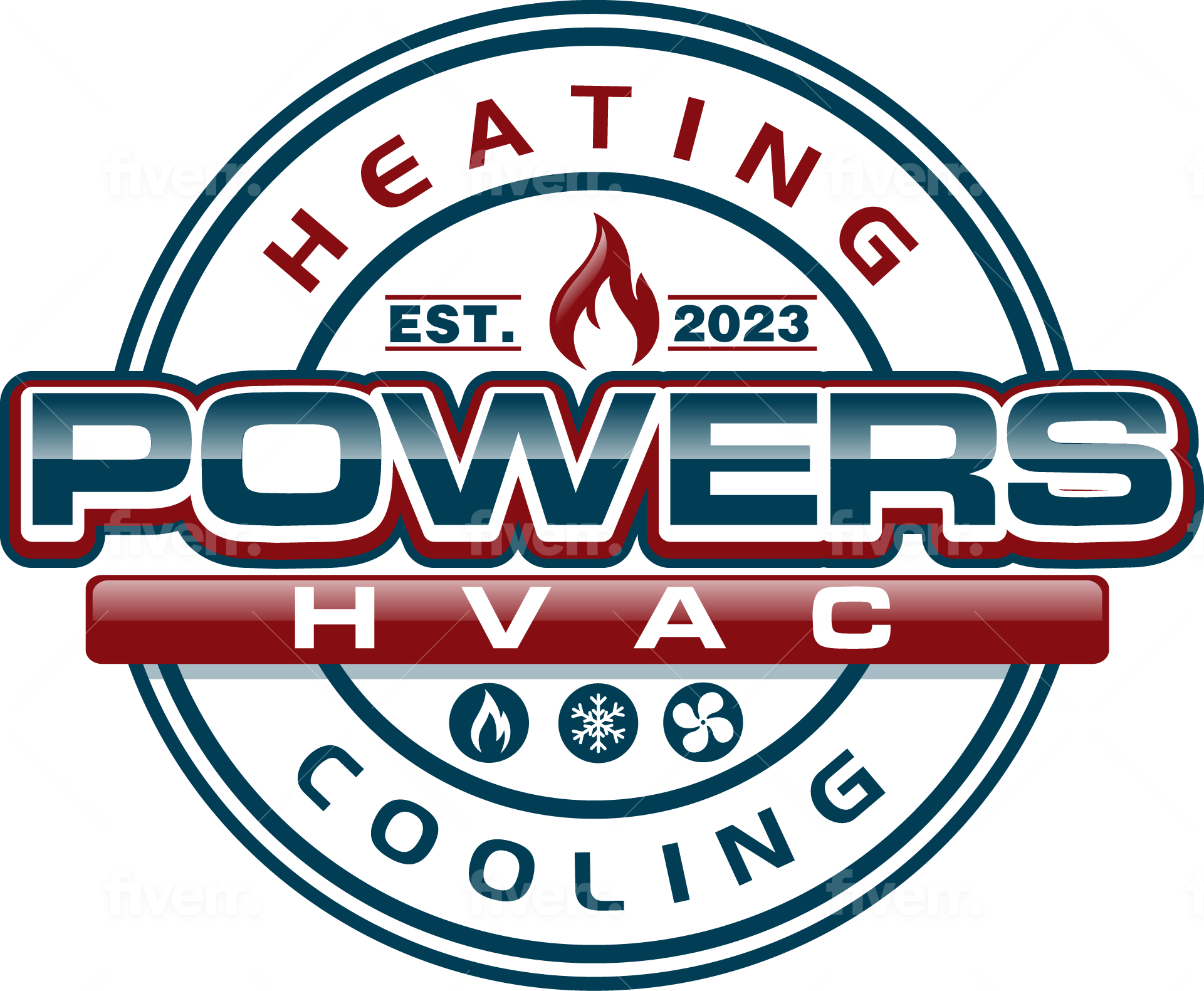 Powers HVAC. LLC logo