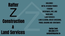 Rafter Z Construction and Land Services logo