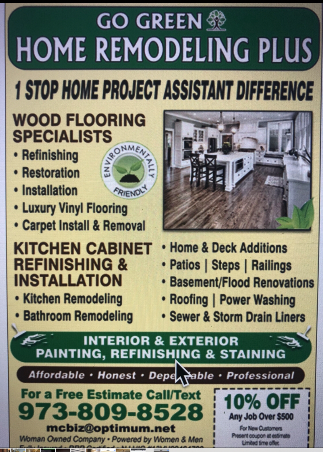 Avatar for Go Green Painting, Flooring & Home Improvements