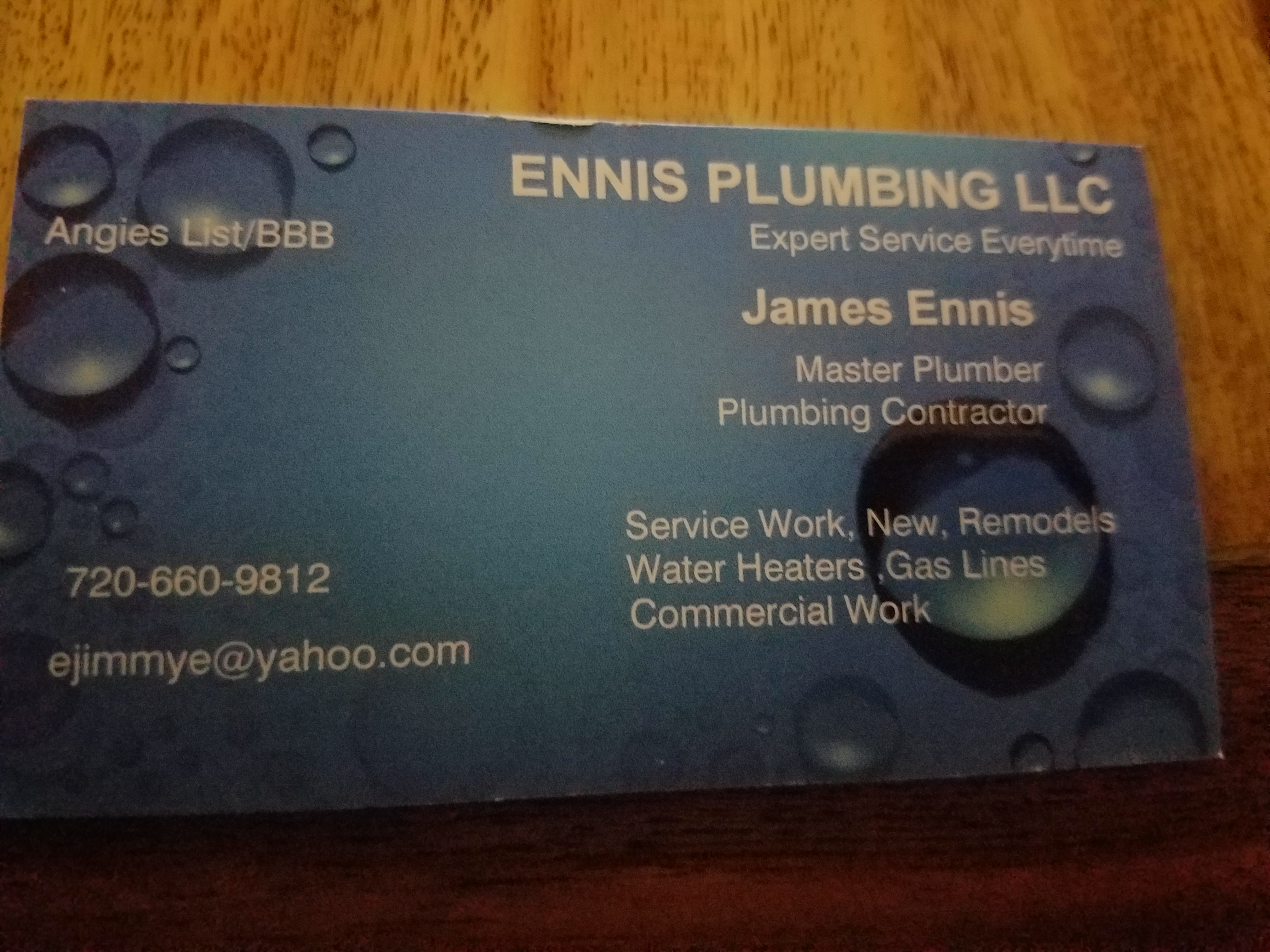 Avatar for ENNIS PLUMBING LLC