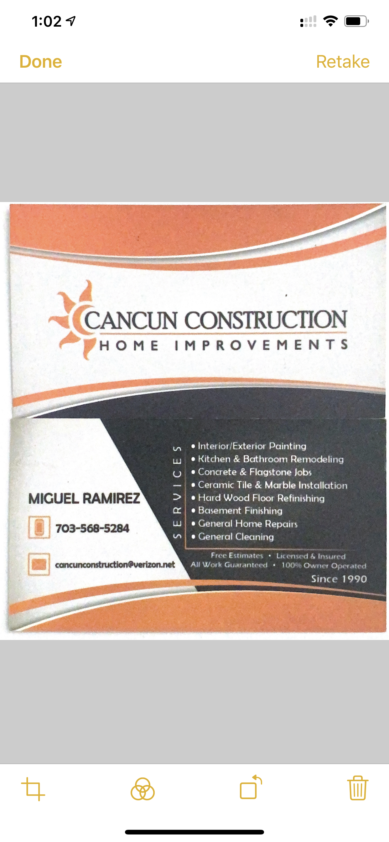 Cancun Construction & Home Improvements LLC logo