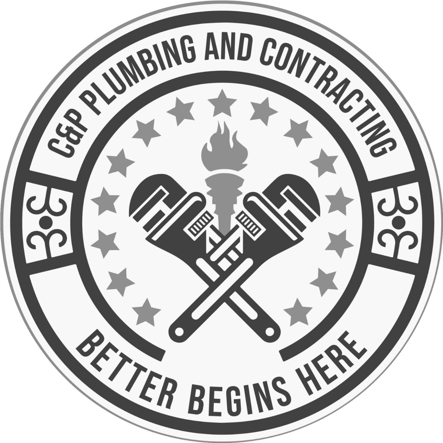 C & P Plumbing and Contracting logo