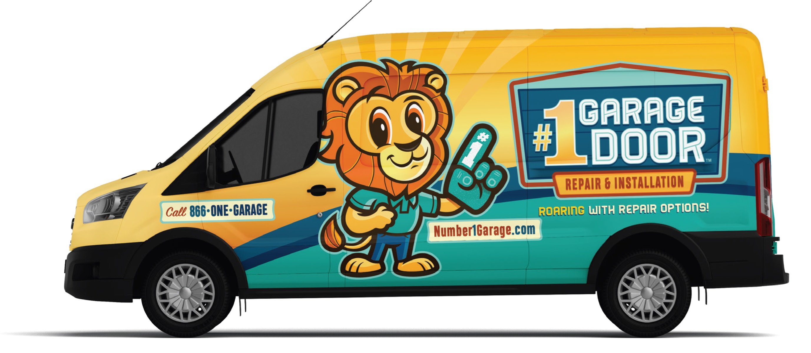 Logo for #1 Garage Door