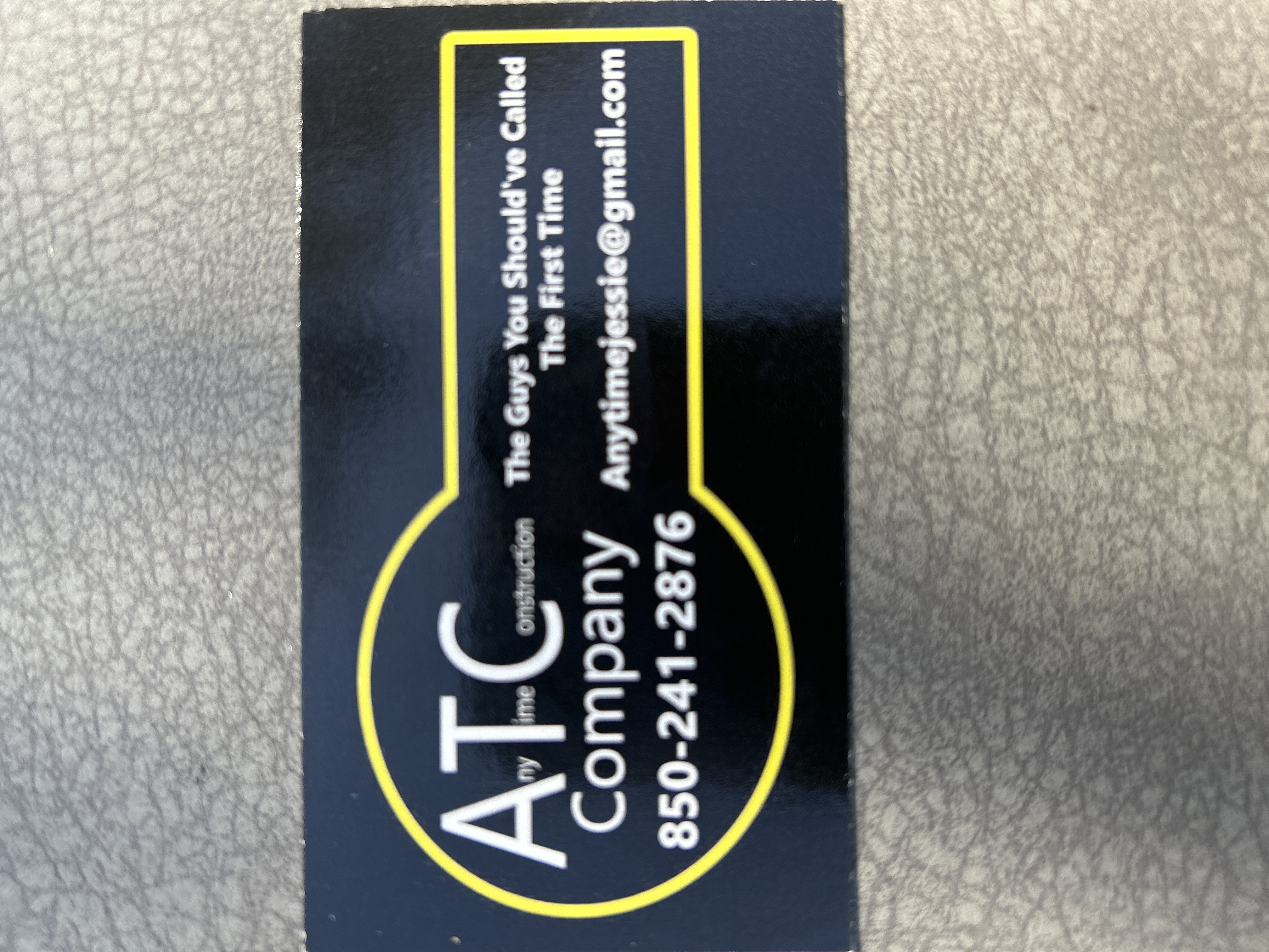 Logo for Anytime Construction Company LLC