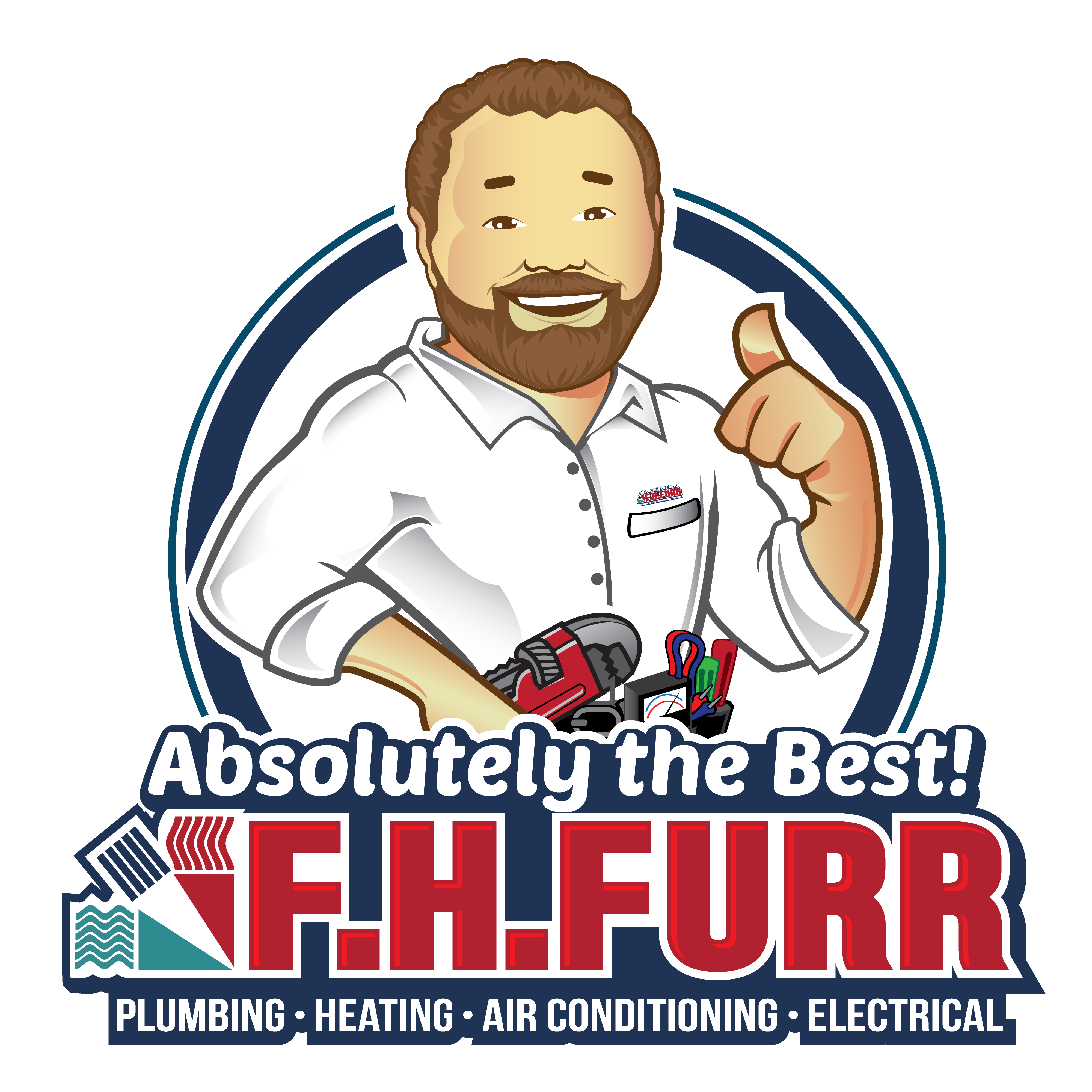 Logo for F.H. Furr Plumbing, Heating, Air Conditioning & Electrical