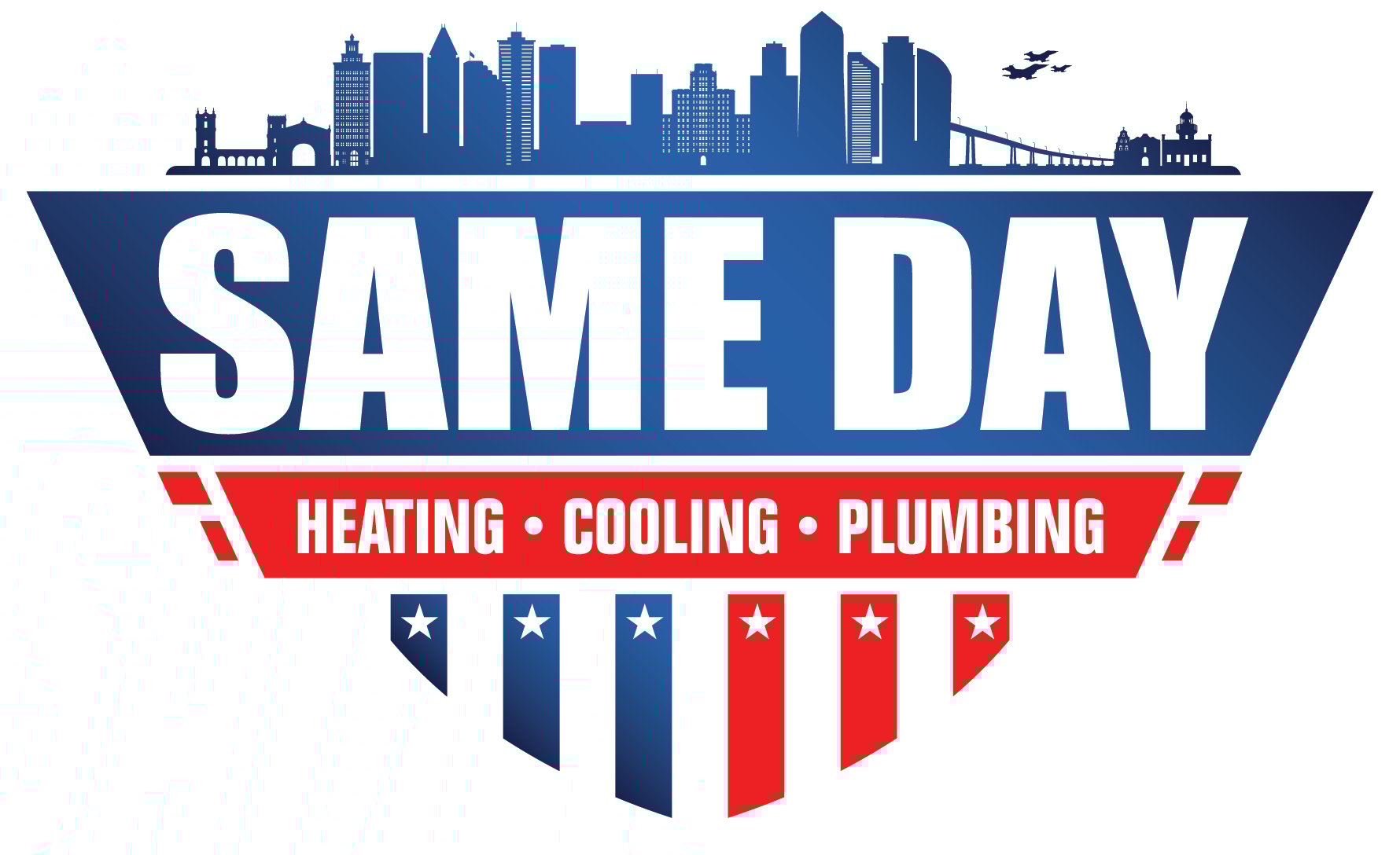 Logo for Same Day Heating, Cooling, Plumbing