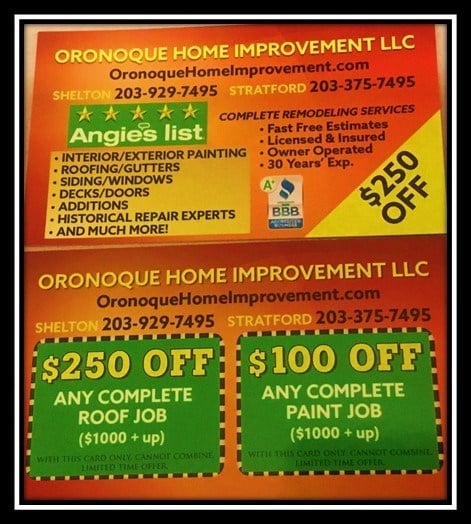 Logo for Oronoque Home Improvement LLC