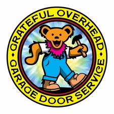 Grateful overhead door service logo