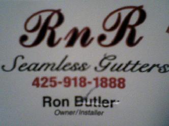 RNR Seamless Gutters and Roofing logo
