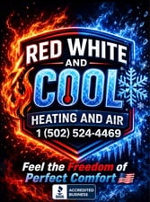 Logo for Red White and Cool Heating and Air