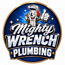 Logo for Mighty Wrench Plumbing